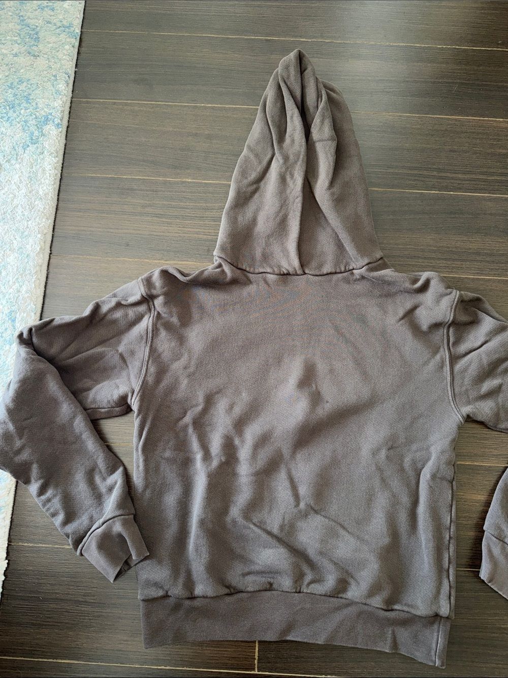 Perfect White Tee Heart Hoodie, small, chocolate brown - Picture 8 of 9